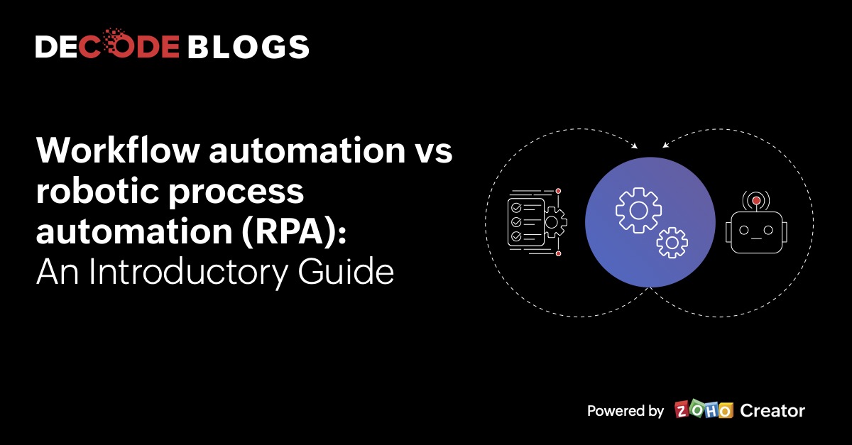 workflow automation vs robotic process automation rpa