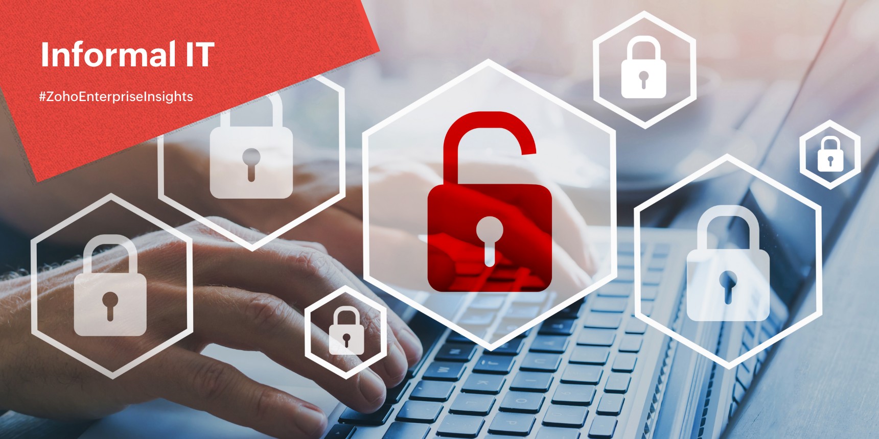 Empleado revisando seguridad en laptop, simbolizando los costes ocultos del Shadow IT en empresas.