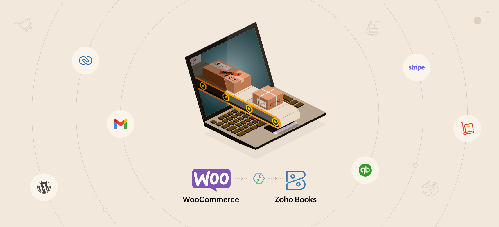 WooCommerce and Zoho Books integration using Zoho Flow