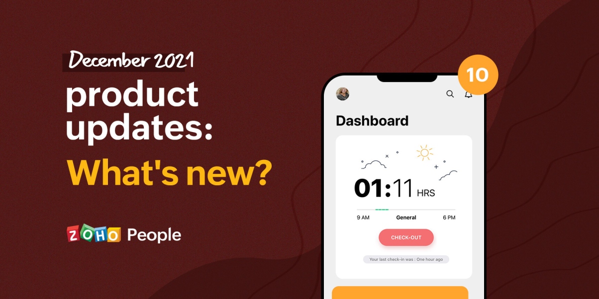 December 2021 - Zoho People product updates