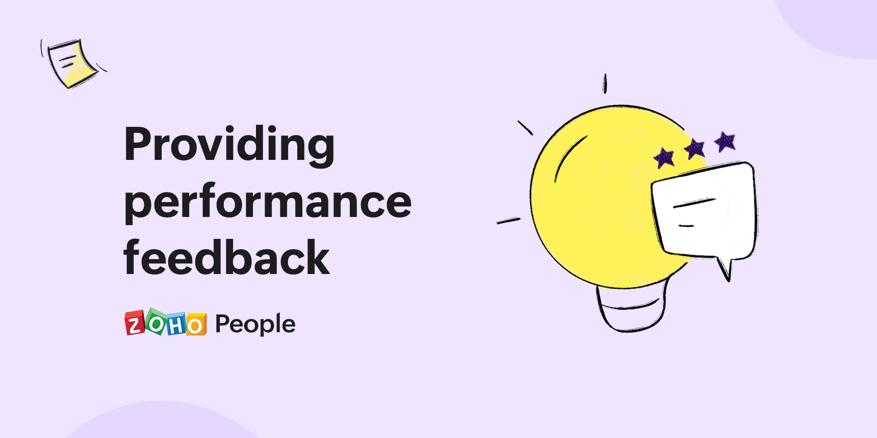 Tips to provide performance feedback