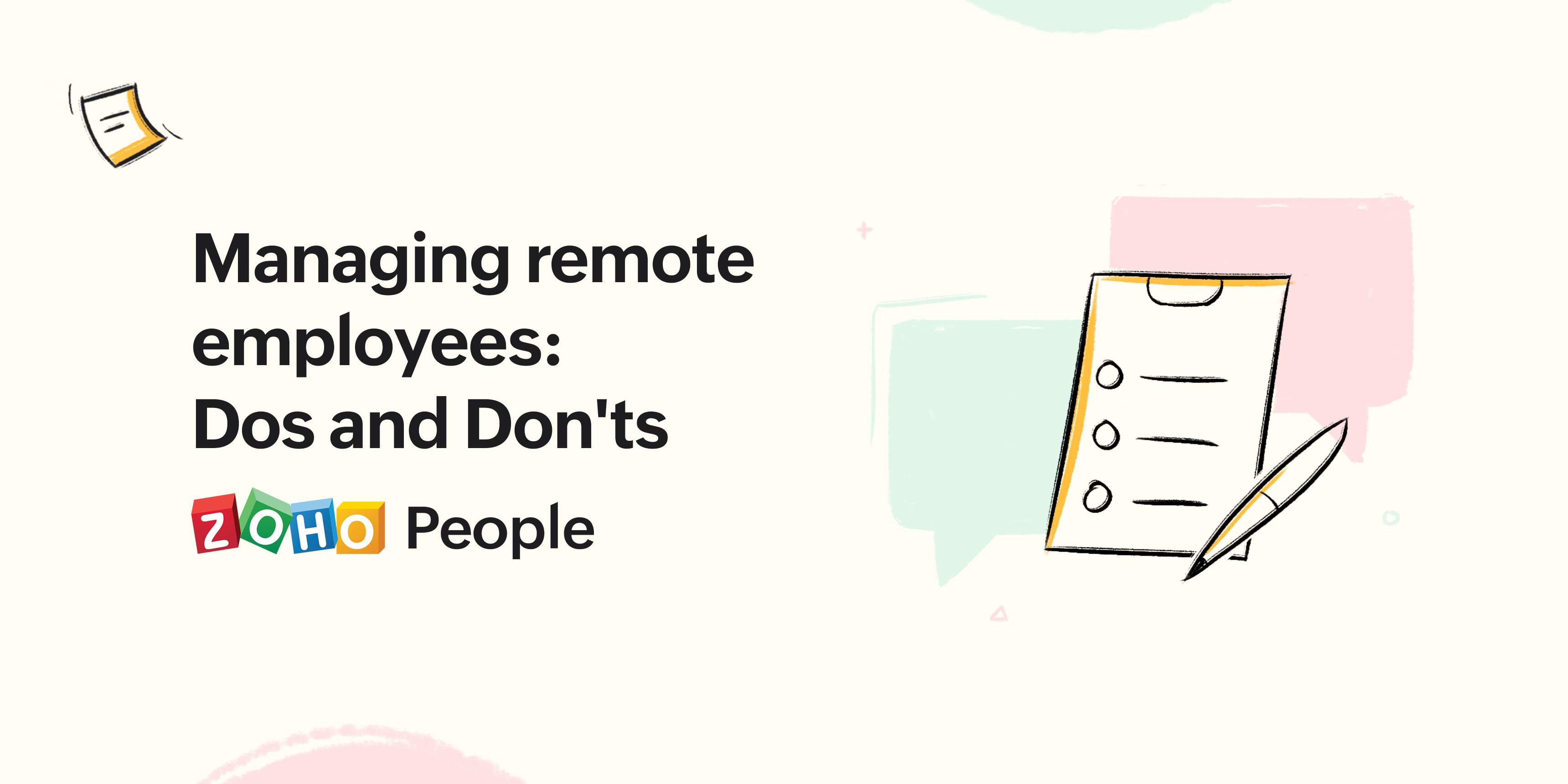 Managing remote employees: Dos and Don'ts