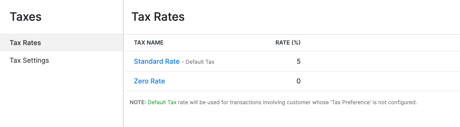 "Tax rates in Oman VAT"