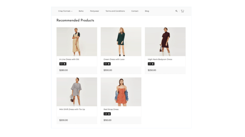 A personalized recommendation engine for your store | Zoho Commerce