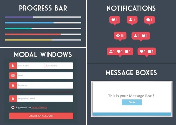 "Informational elements - a component of UI design"