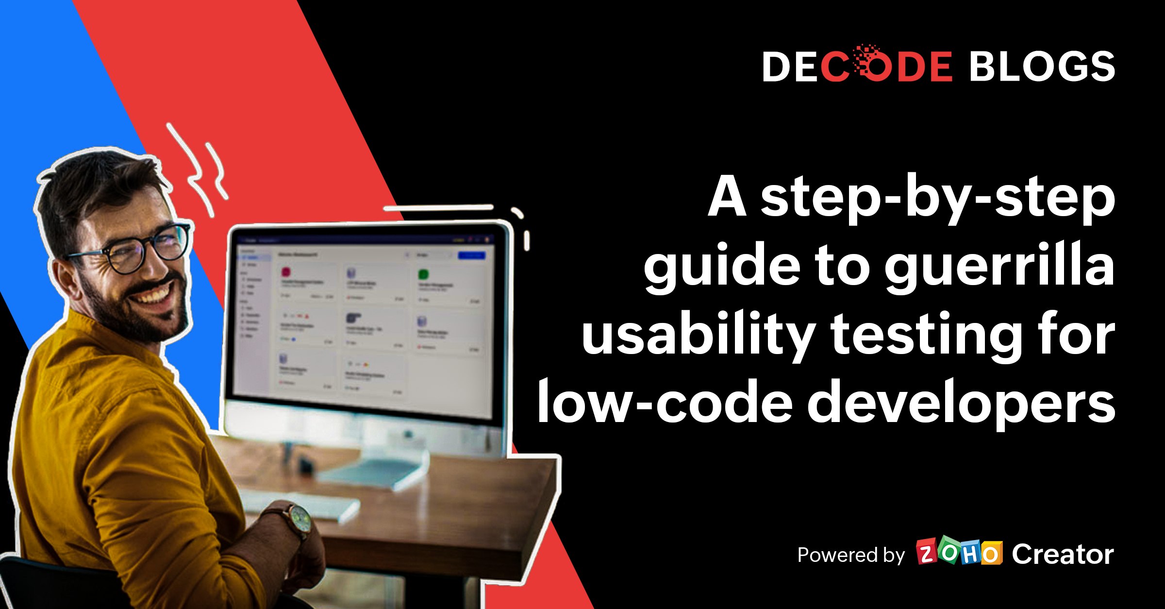 guerrilla usability testing for low code developers
