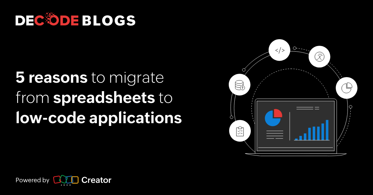 migrate from spreadsheets to low-code applications