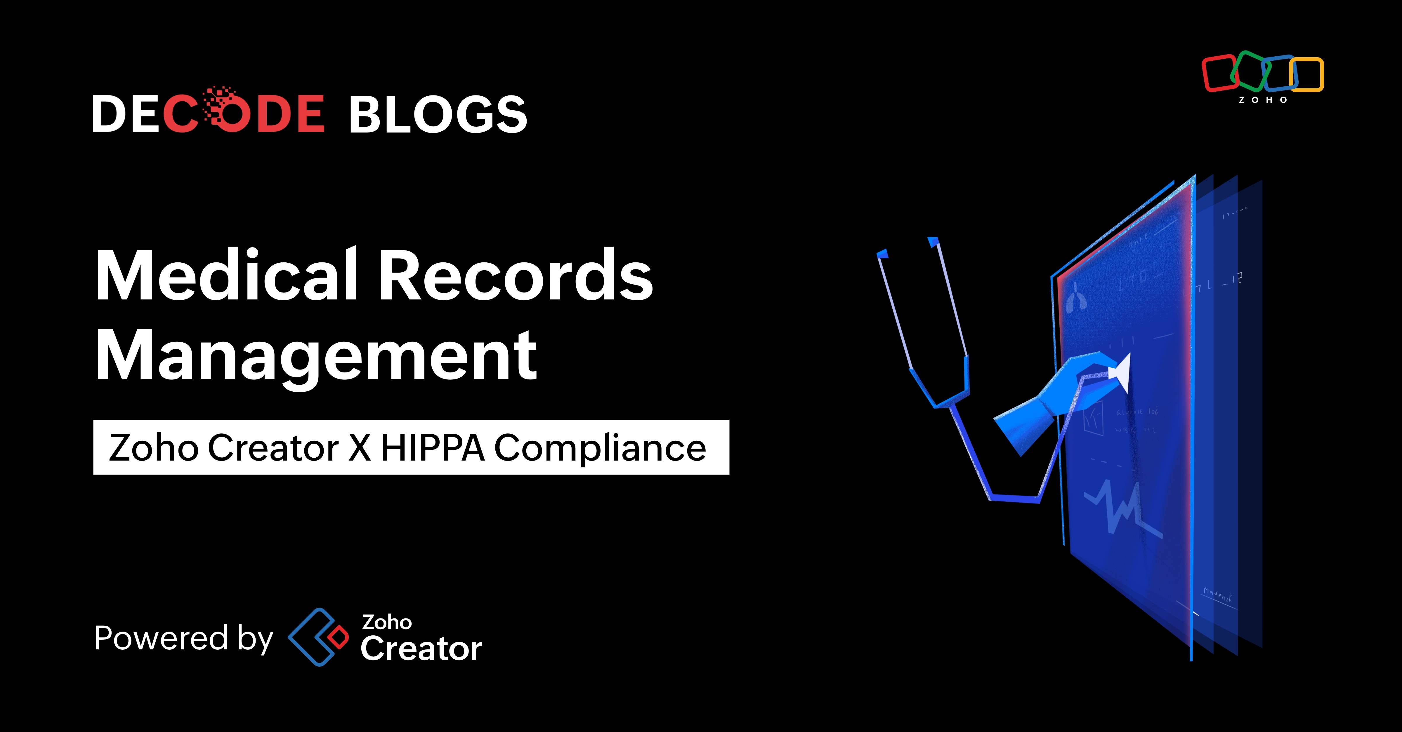 medical records management - HIPAA compliant