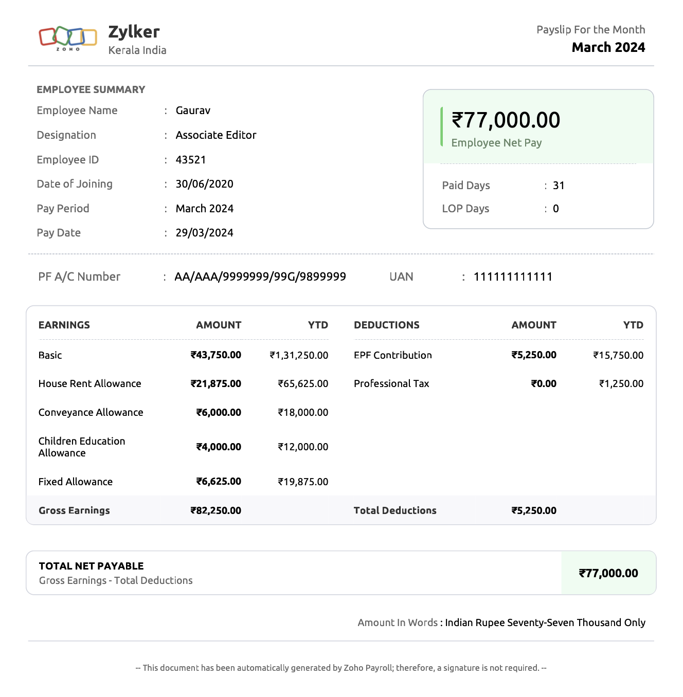 standard-salary-slip-format