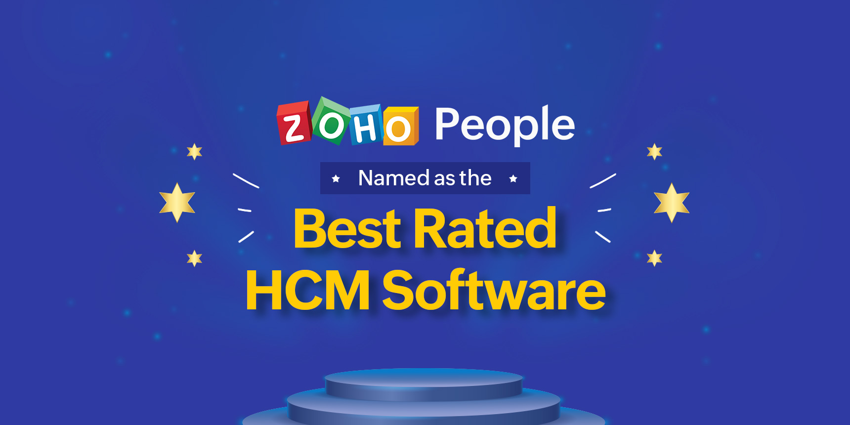 Zoho People named as the best HCM software