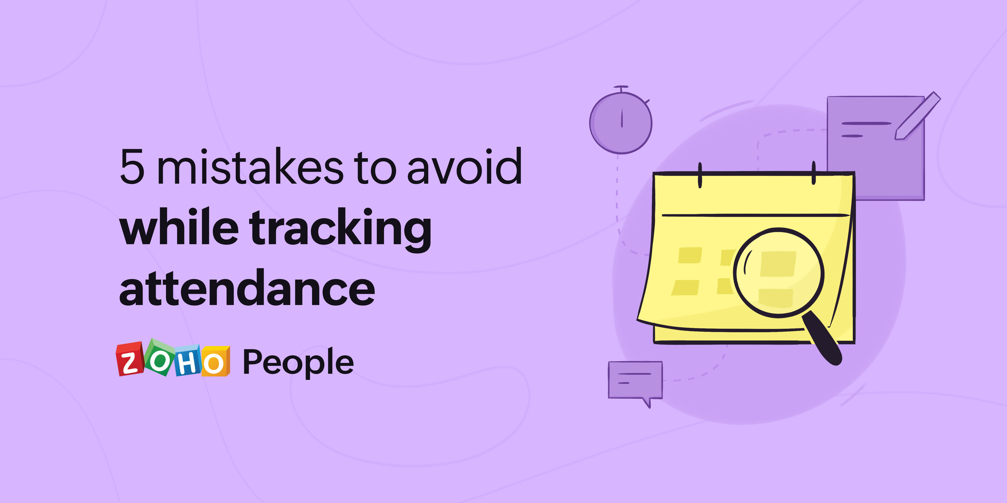 5 mistakes to avoid while tracking attendance