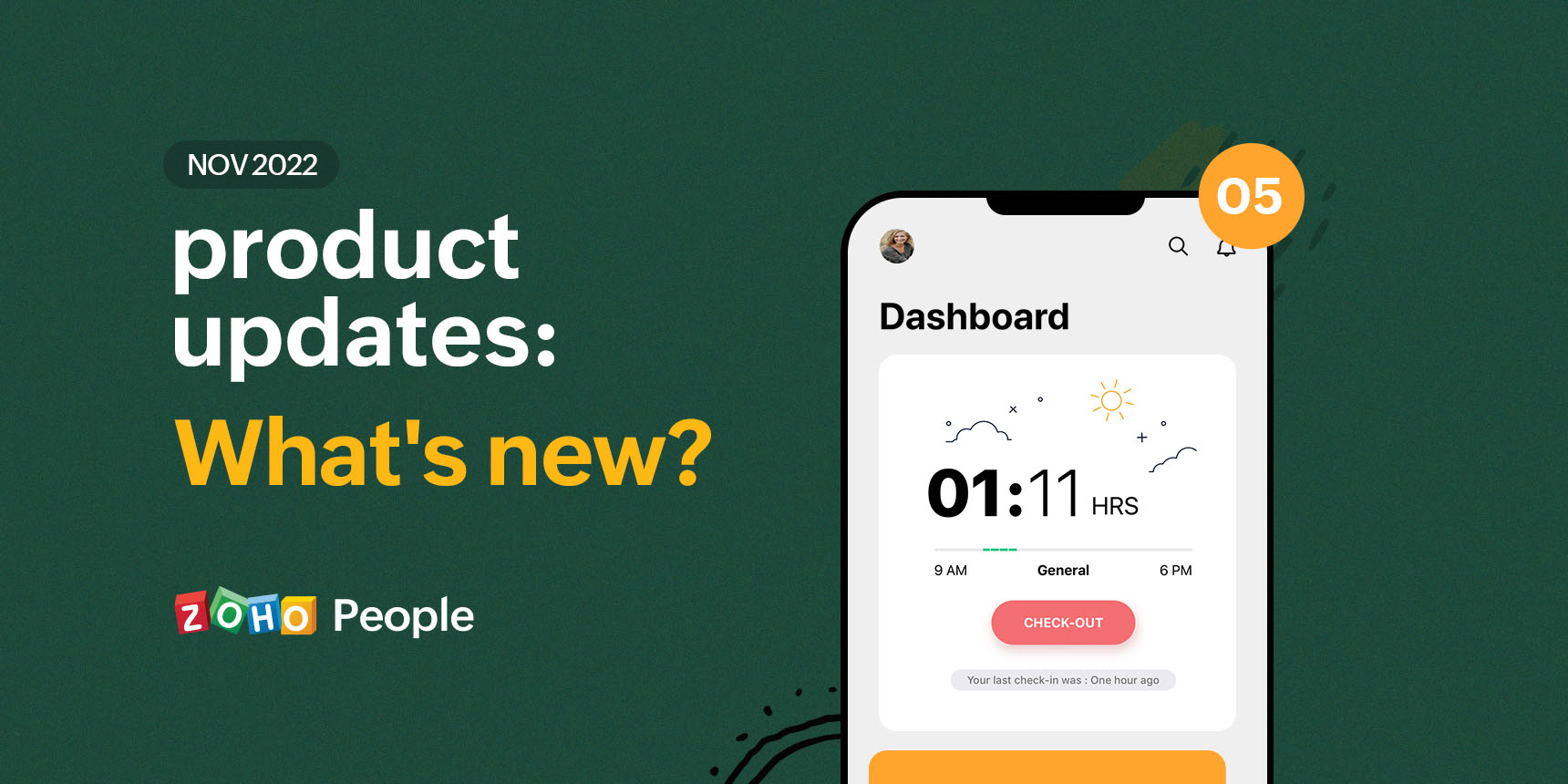 Zoho People Product Updates - November 2022