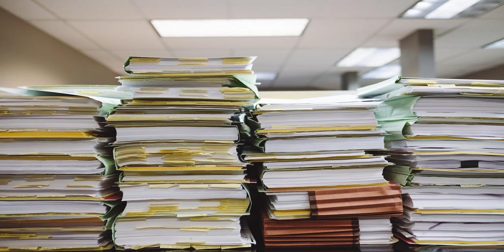 Stack of files
