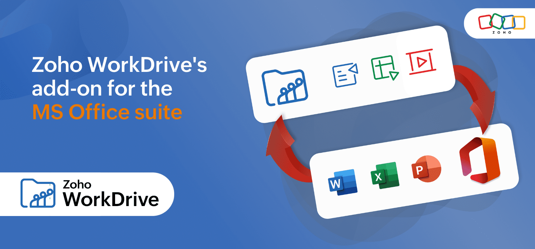 MS Office add-on for WorkDrive