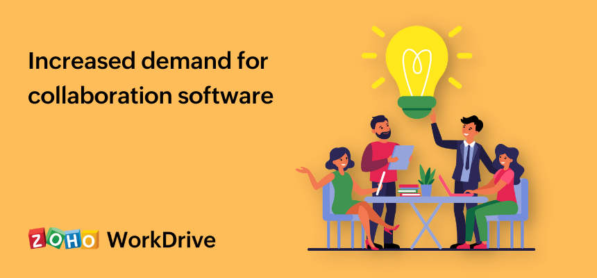 Increasing demand for a collaboration software